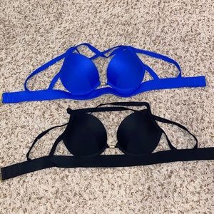 Bundle of 2 push-up bikini tops